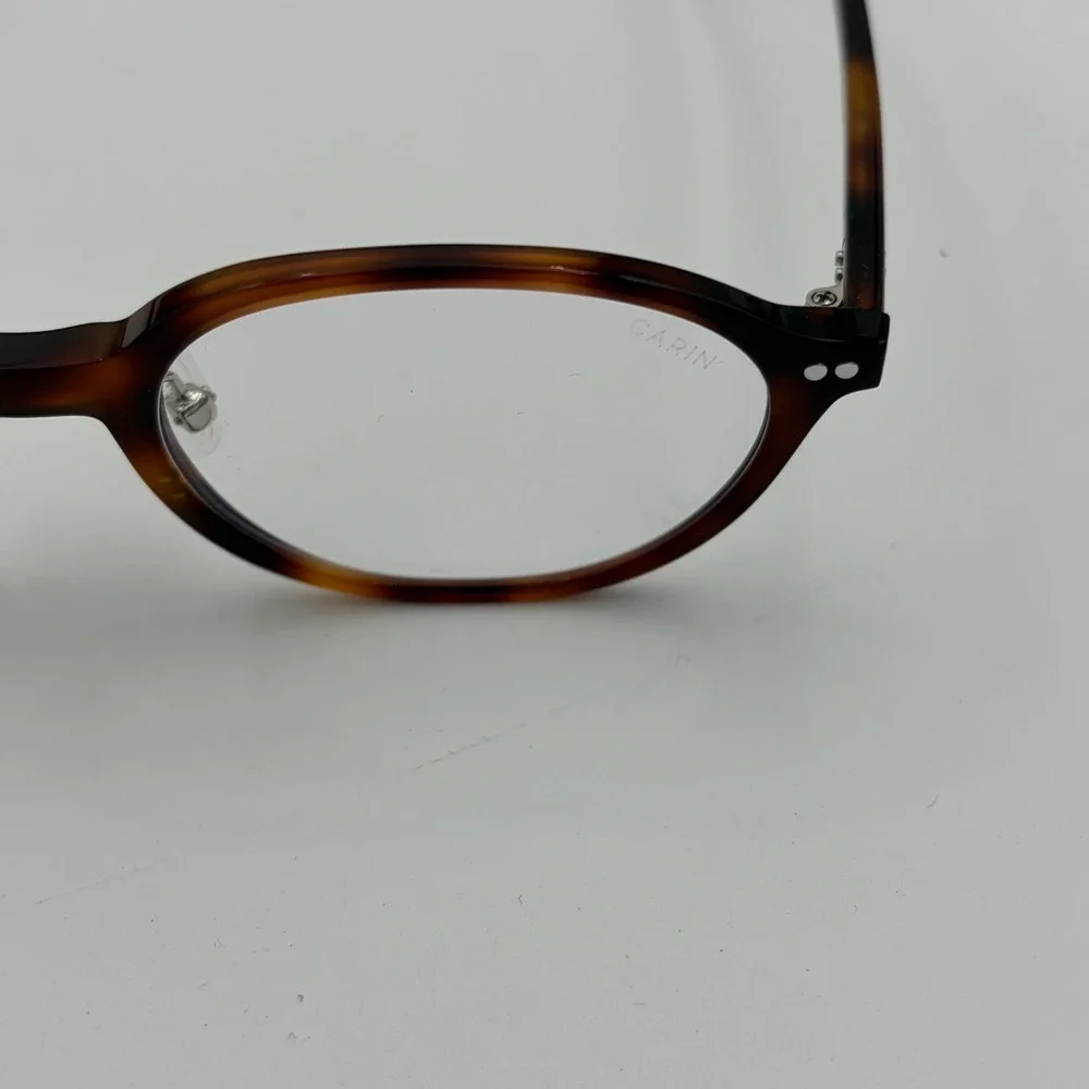 Carin Arno R C3 Eyeglasses Tortoise Brown Slim Oval